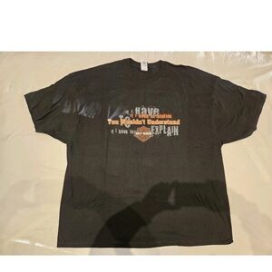 Harle Davidson 4XL tee shirt  Harley IF I HAVE TO EXPLAIN